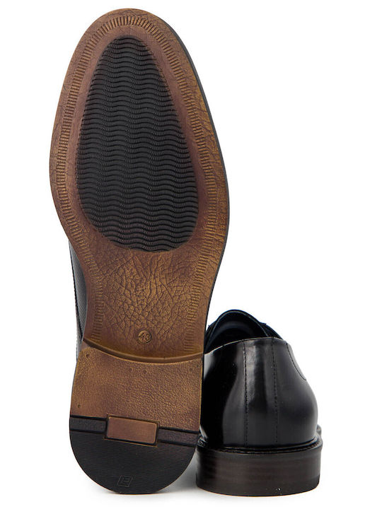 Leder Herren Freizeitschuhe Schwarz