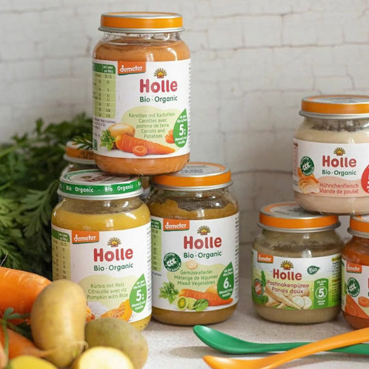 Holle Baby Meal Mixed Vegetables with Flavor from Mixed Vegetables No Added Sugar 190gr for 6+ Months