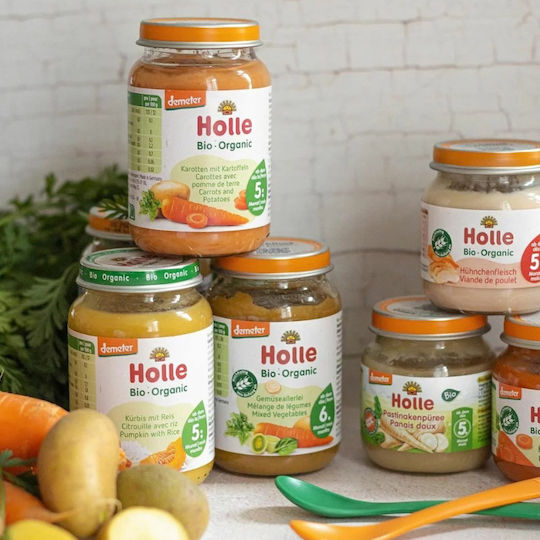 Holle Baby Meal Carrots & Potatoes with Flavor Potato - Carrot No Added Sugar 190gr for 4+ Months
