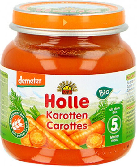 Holle Baby Meal Carrot with Flavor Carrot No Added Sugar 125gr for 4+ Months