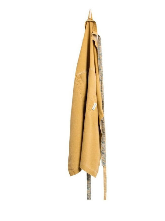 Laura Ashley Clematis Ποδιά Κουζίνας με Πετσέτα Κίτρινη 78x85cm 183134