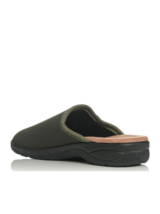 Herren Hausschuhe Khaki Anatomisch