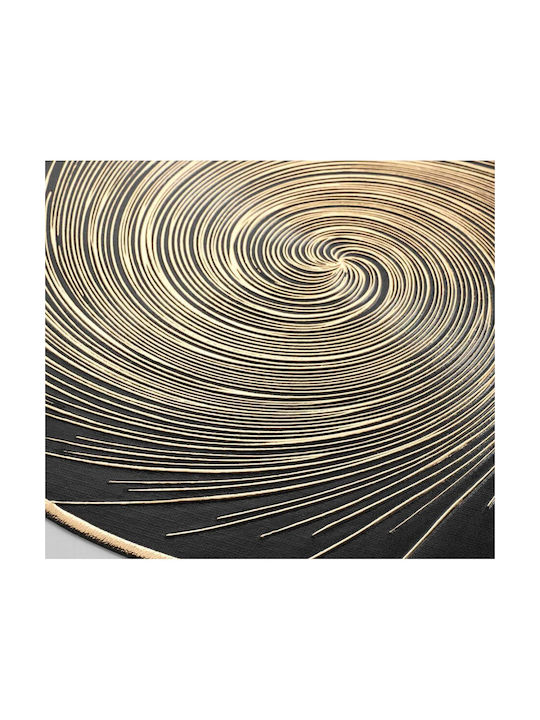 Σουπλά Στρογγυλό Pvc Spirale Μαύρο Φ38cm Σουπλά Στρογγυλό Pvc Spirale Μαύρο Φ38cm