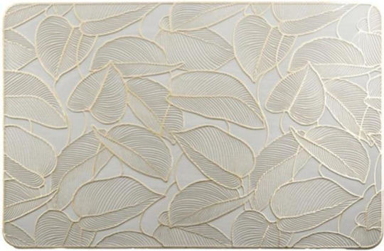 Tischsets PVC Goldene Blätter Metallic Bedruckt 30x45cm