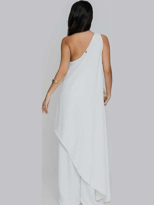 Women's Fabric Trousers White