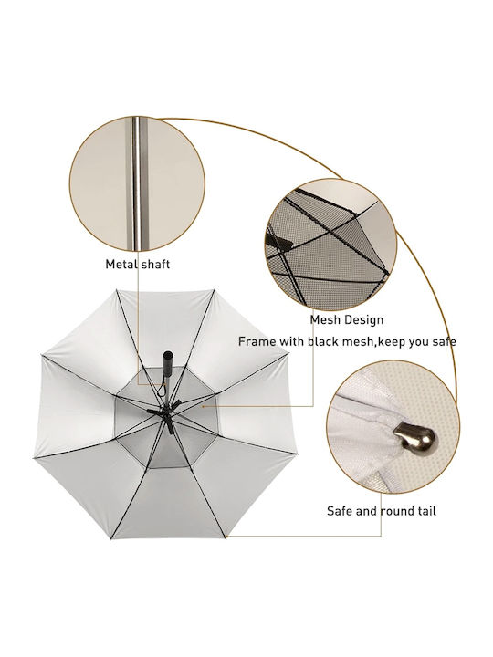 Windproof Umbrella Compact Black