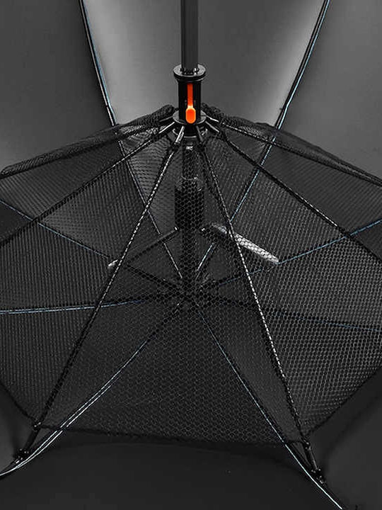 Windproof Umbrella Compact Black