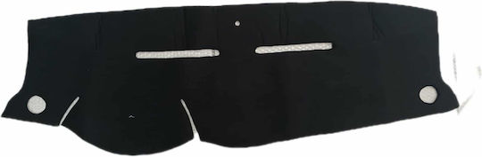 Car Dashboard Cover Fabric with Emblem for Opel Astra Black Colour