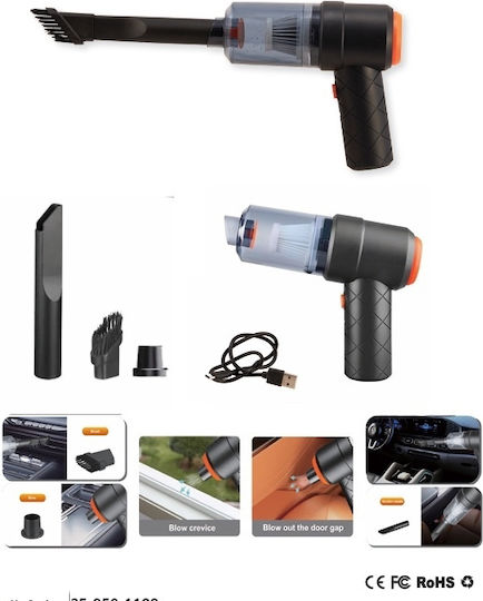 TnS Car Handheld Vacuum Dry Vacuuming Rechargeable 12V