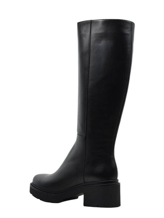 Leather Women's Boots Black