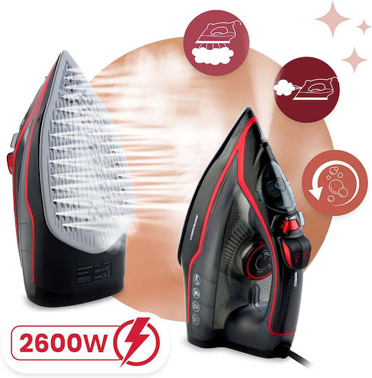 Berdsen Dampfbügeleisen 2600W mit Keramiksohle