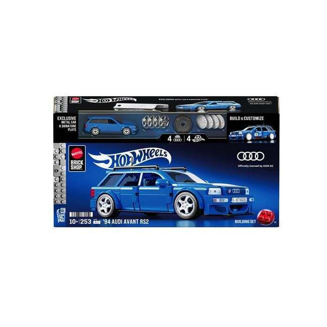 Mattel Brick Shop Cuburi de Construit Hot Wheels Speed Series Audi
