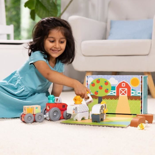 Melissa & Doug Τουβλάκια Blockables για 2+ Ετών 56τμχ