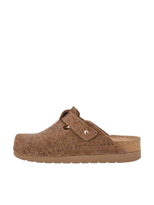 Vesna Damen Anatomisch Clogs Braun