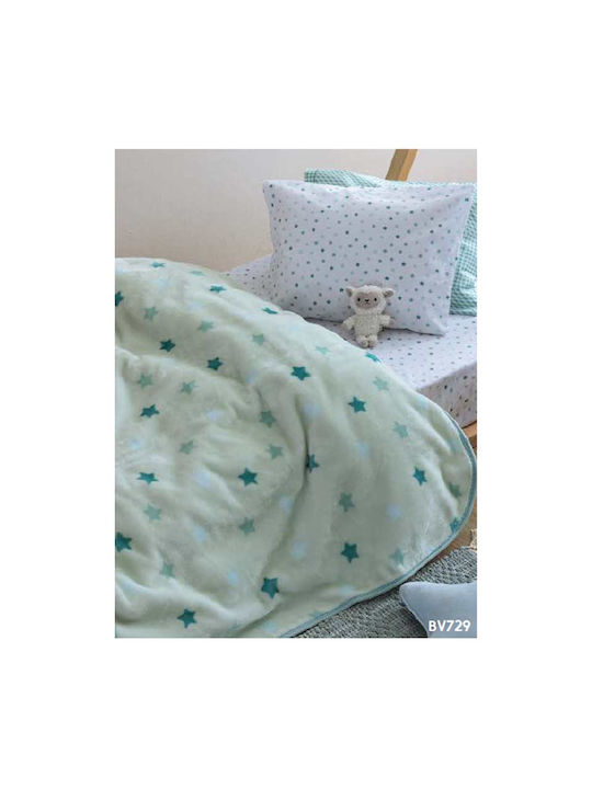 Palamaiki Blanket Velvet Light Blue 220x160cm