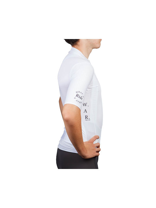 Demaraz Short Sleeves Cycling Jersey White