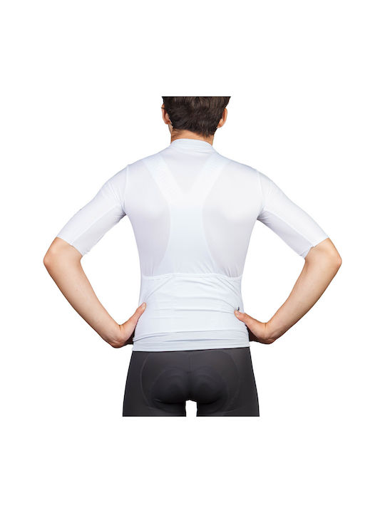 Demaraz Short Sleeves Cycling Jersey White
