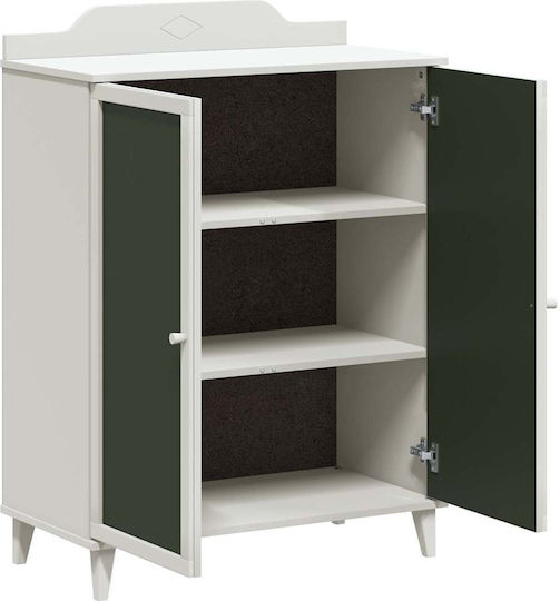 Двойна врата Нтoулάпа Бяла 80x40x110см