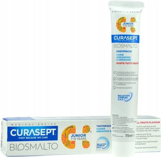 Curasept Biosmalto Παιδική Οδοντόκρεμα για 7+ Χρονών 75ml