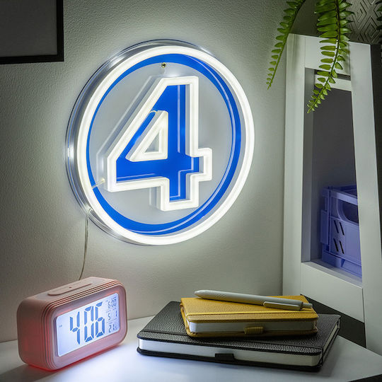 Paladone Kids Decorative Lamp Neon Blue 24x24x2cm