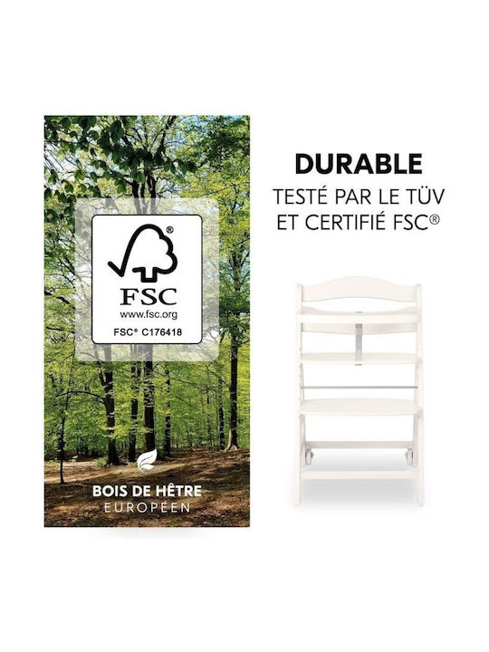 Hauck Beta+ Baby Hochstühle mit Höhenverstellbar Weiß
