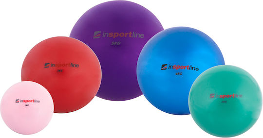 inSPORTline Ball Medicine 13cm , 2kg in Pink Color