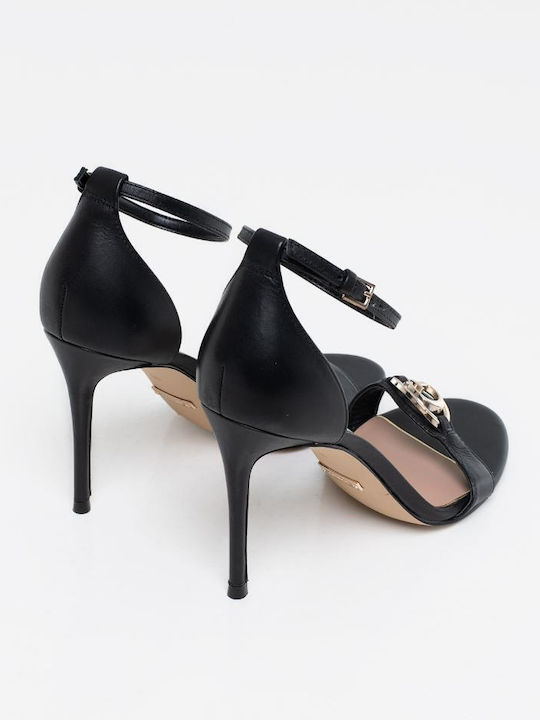 Leather Sandals Black
