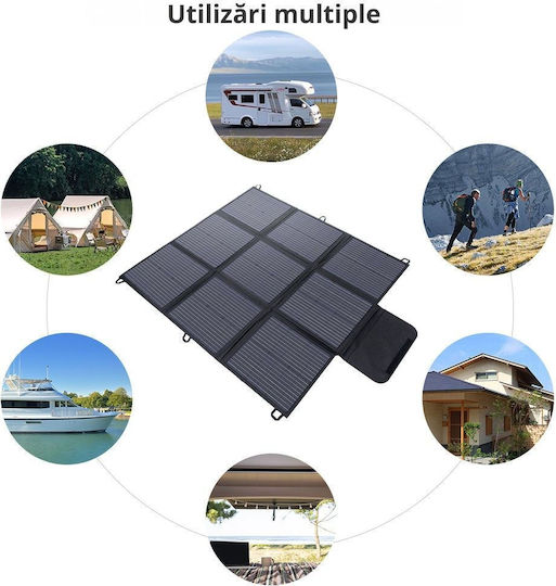 Taggo 200w Klappbares Solar Batterieladegerät Tragbares Flexibles Design Ip67 Mc4 Zu Anderson Xt60 Dc5521 7909 Ladekabel