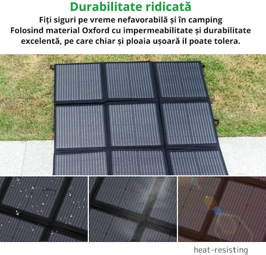 Taggo 200w Klappbares Solar Batterieladegerät Tragbares Flexibles Design Ip67 Mc4 Zu Anderson Xt60 Dc5521 7909 Ladekabel