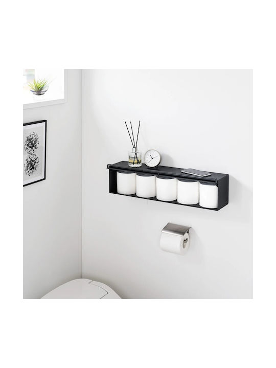 Yamazaki Wall Mounted Storage Box Tower Bk