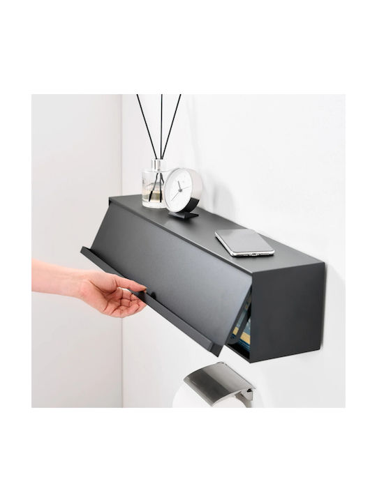 Yamazaki Wall Mounted Storage Box Tower Bk