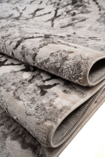 Klonaras York 5350 Modern Bedroom Rugs Set White/vizon 9002017 3pcs