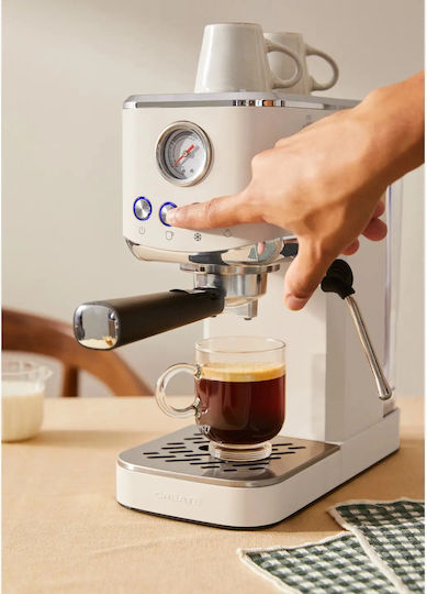 Create Thera Classic Compact Mașină de Espresso 1350W Presiune 20bar pentru Cappuccino Cream