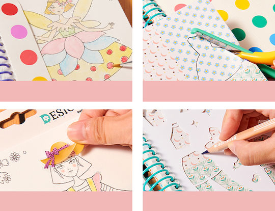 Mideer Diy Craft Book Little Fashion Designer Fairy