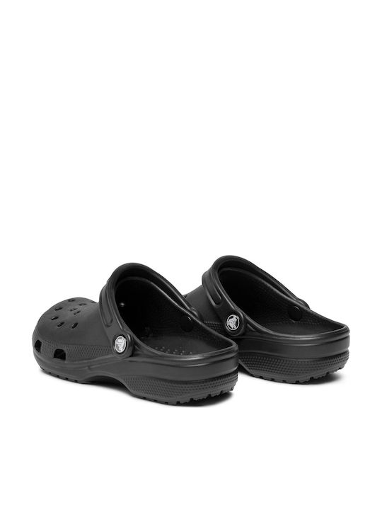 Crocs Classic Ανατομικά Σαμπό Μαύρα