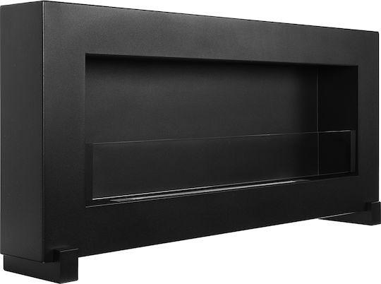 Bioethanol-Kamin Boden Platzierung 90cm Box Glas