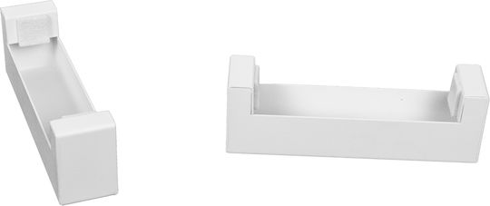 Bioethanol Fireplace Floor White 90cm Box Glass