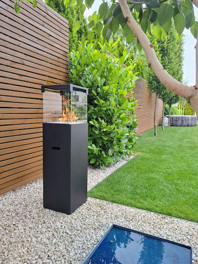 Bioethanol-Kamin Platzierung Boden Glas