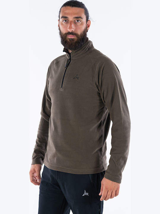 Πουλόβερ Μακρυμάνικο Olive Green