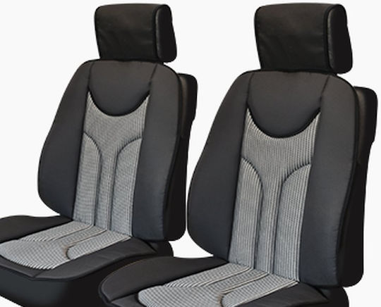Smartic Autositzbezug 2Stück Schwarz