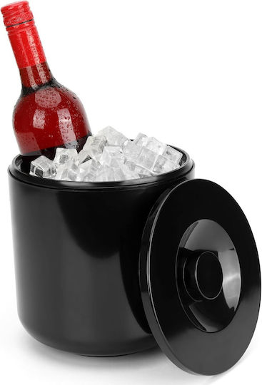 Ice Bucket Kurtzy Champagners simple Plastic 4lt cu dimensiunile 19x19.5cm Black