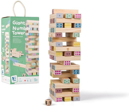 Board Game Giant Number Tower for 2-10 Players 5+ Years Old