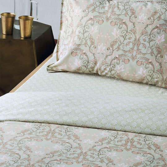 Kentia Duvet Cover Set Cotton King Size with 2 Pillowcases 260x240 Cressida 21
