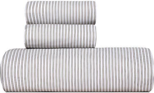 Kentia Dimitri Σετ Παπλωματοθήκη Βαμβακερή 220x240cm Υπέρδιπλη με 2 Μαξιλαροθήκες 12