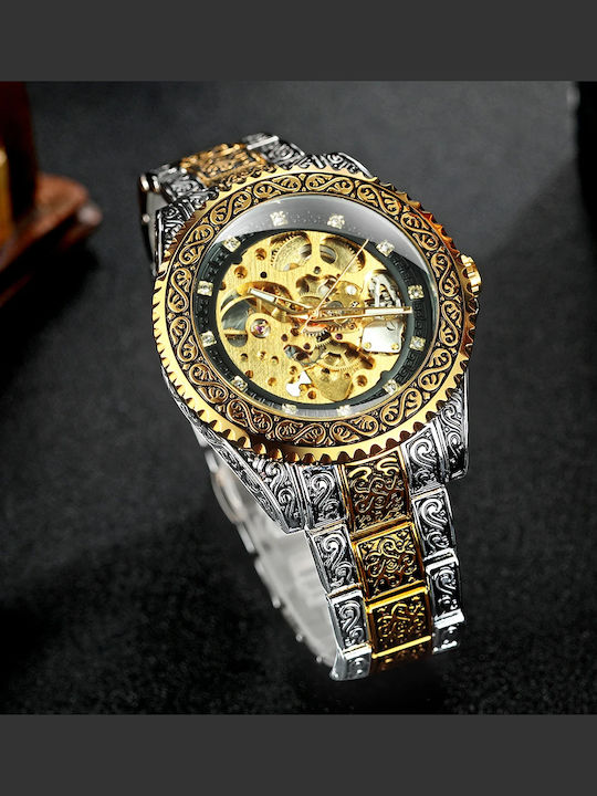 Ceas bărbătesc 41 mm Automat Argintiu
