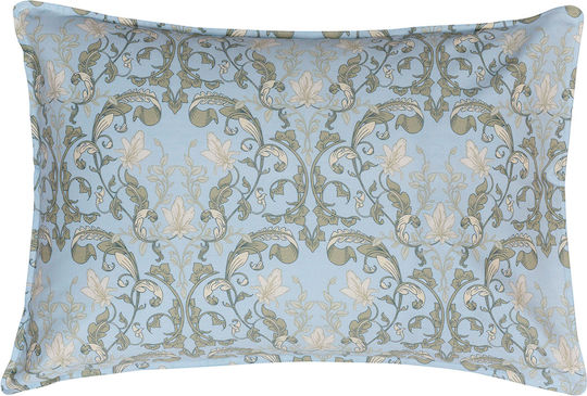Kentia Duvet Cover Set Cotton Queen with 2 Pillowcases 220x240 Cressida Light Blue