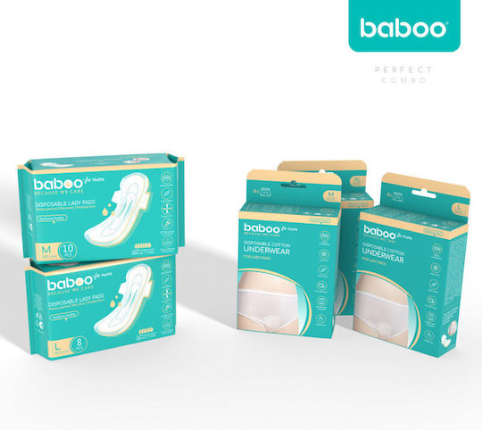 Baboo Absorbante Absorbante sanitare cu aripi Noapte 10buc