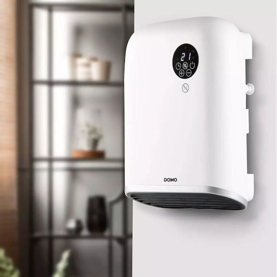 Domo Fan Heater Bathroom Wall 2000W