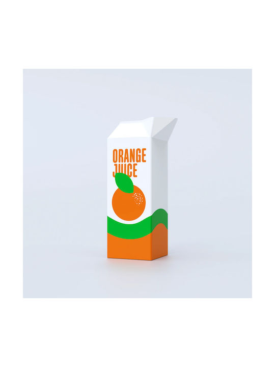 Fluid Market Διακοσμητικό Βάζο Γυάλινο Λευκό 8x8xΥ23cm