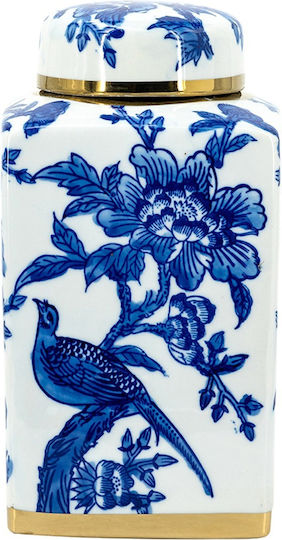 Artekko Decorative Vase Melania Blue 32x16x32cm